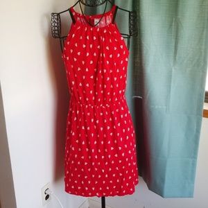 Old Navy Halter Dress with Cinched Waist